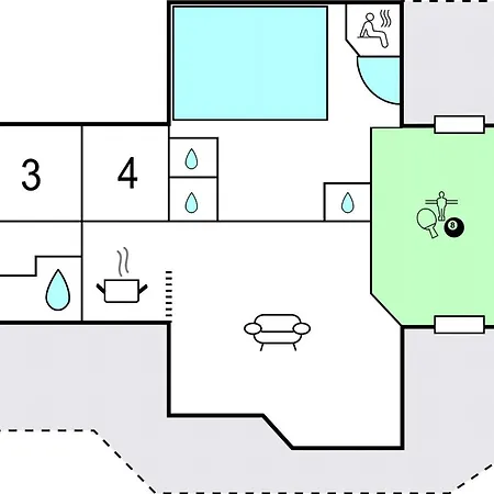 Holiday home Lovely In With Indoor Swimming Pool *